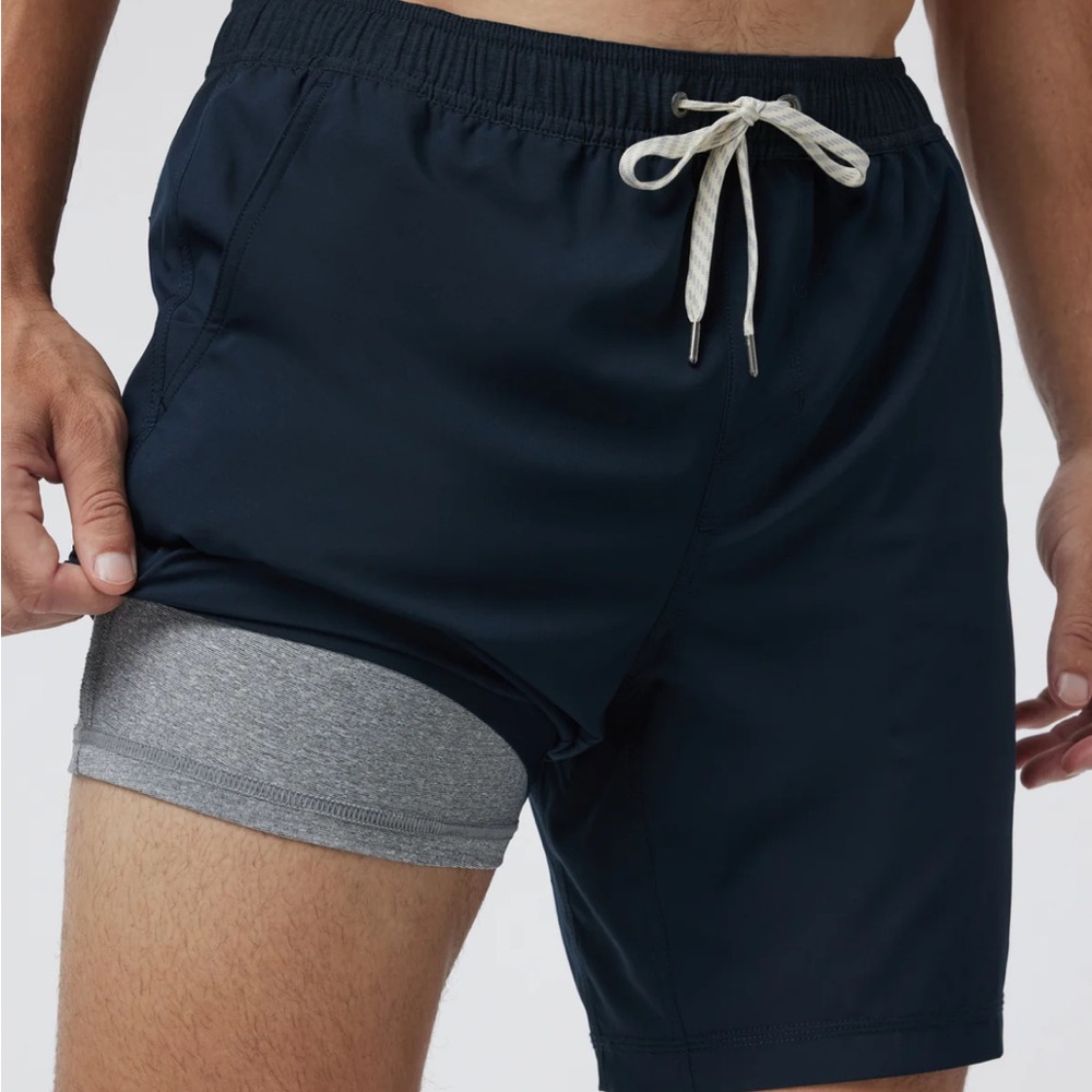 Vuori Men's Blue Athletic Shorts